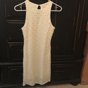 Cute short cream dress